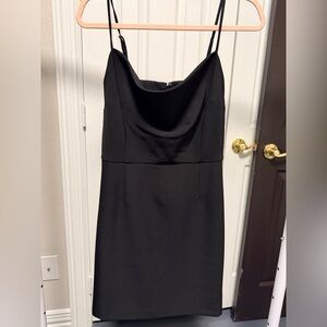 Gianni Bini Eleanor Black Spaghetti Strap Mini Dress Size 8